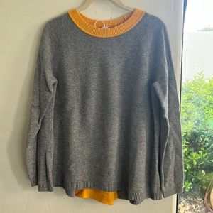 Boden grey and yellow with back accent
